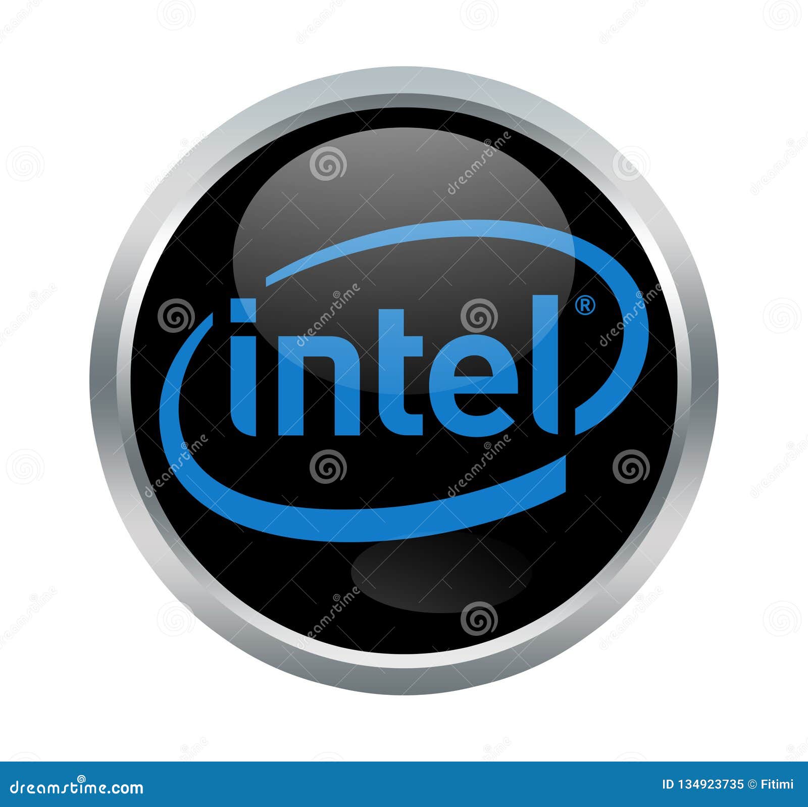 intel logo black