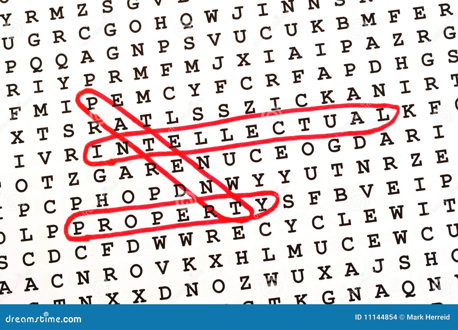 intellectual property, patent word search puzzle