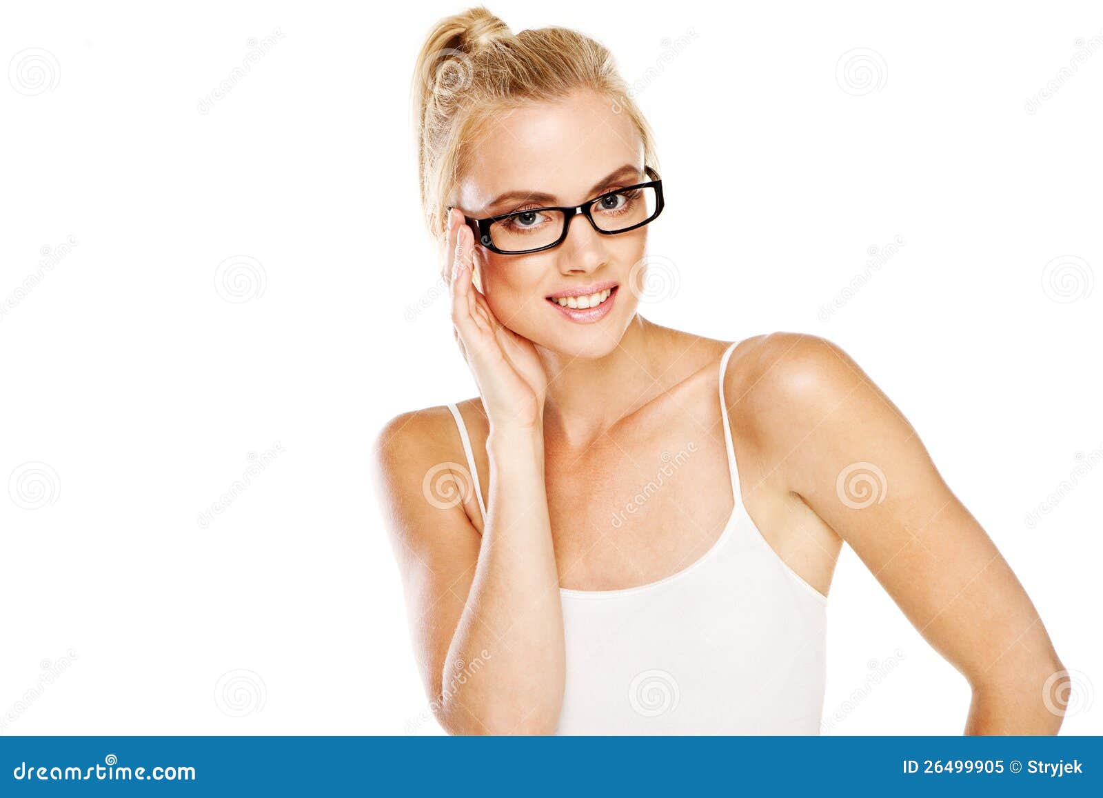 intelligent woman wearing glasses 26499905