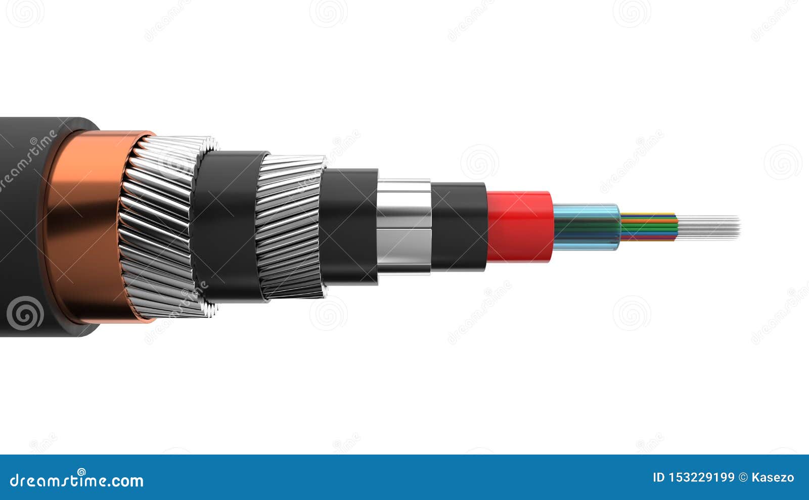 Inter Continental Cable Cut Off. Underwater Cable Showing