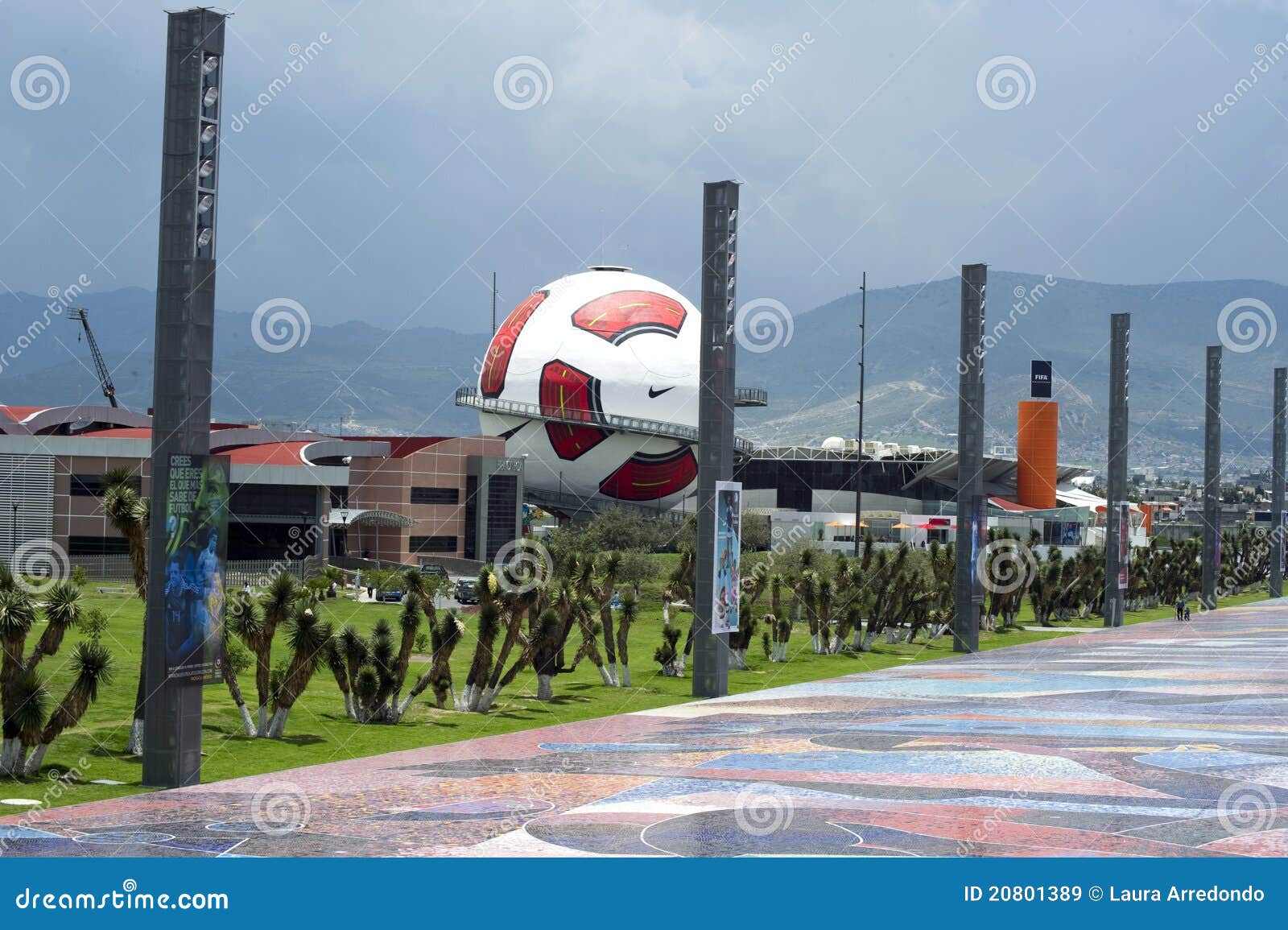 Interactief Museum Van Voetbal In Pachuca Mx. Redactionele Stock