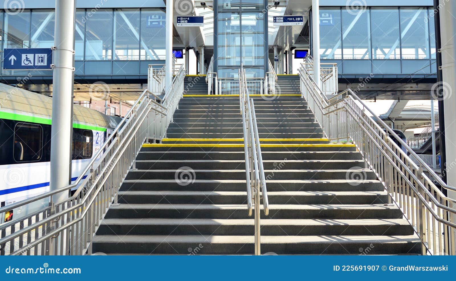 The Intercity Train Stands at the Railway Station in Szczecin by the 3 ...