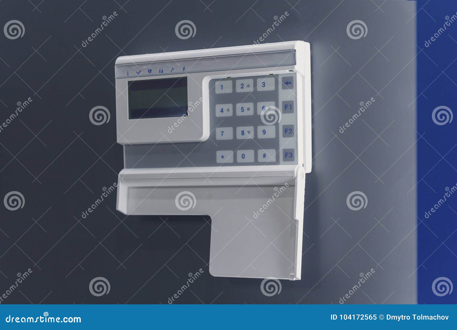 Moderno En El Primer De La Pared Imagen de archivo