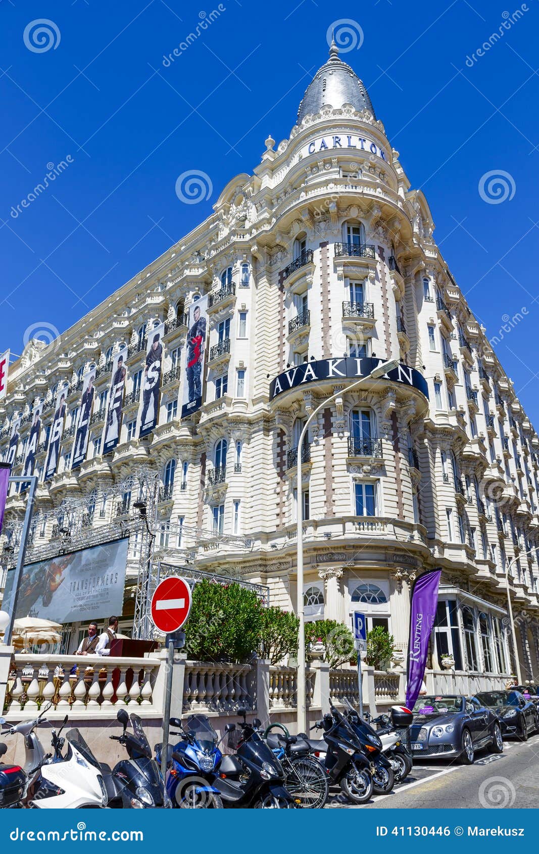 InterContinental Carlton Cannes Hotel in Cannes Editorial Photo - Image
