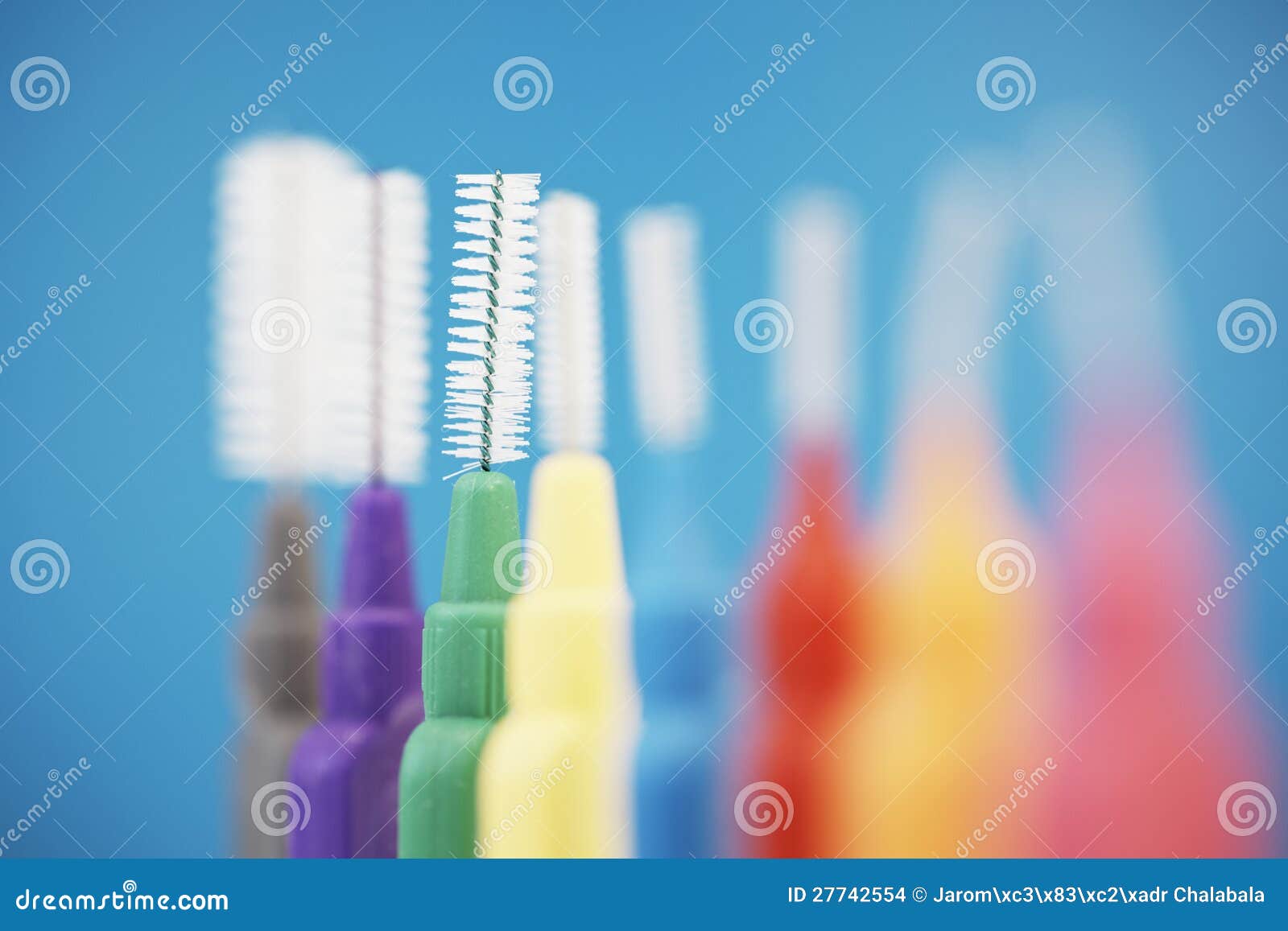 Interdental toothbrushes stock photo. Image of group 27742554
