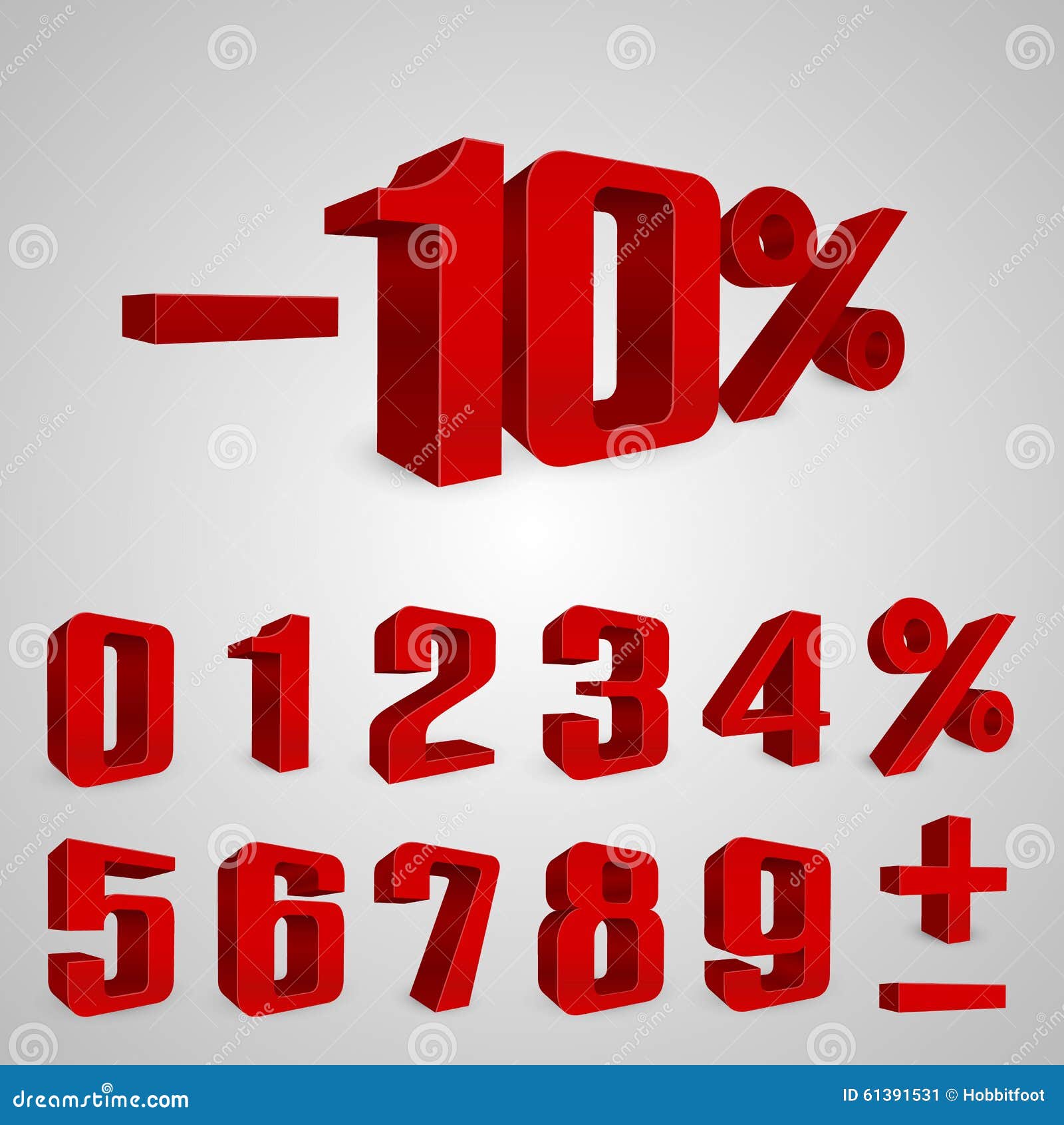 interest-rebate-set-red-numbers-stock-vector-illustration-of-percent