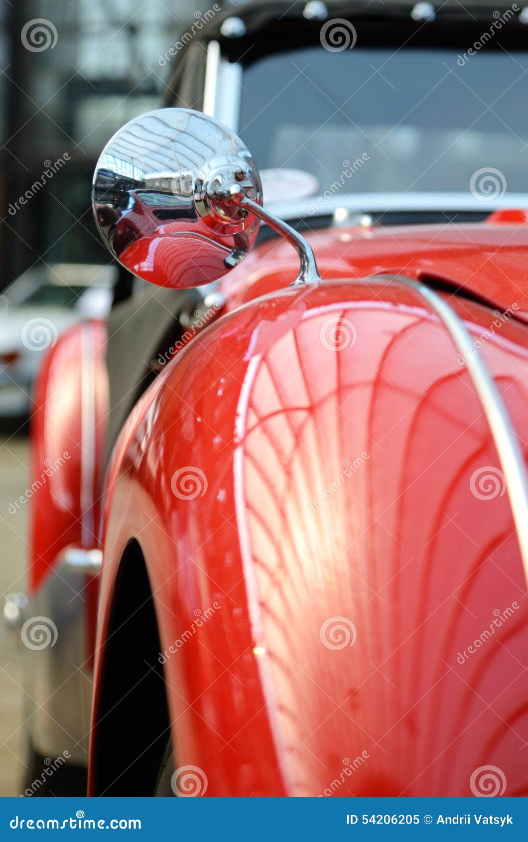 Interesting Design of Old Car with Original Headlight and Bumper Stock