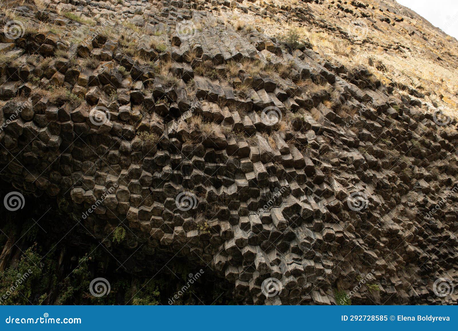 basalt organ pipes in garni gorge (armenia)