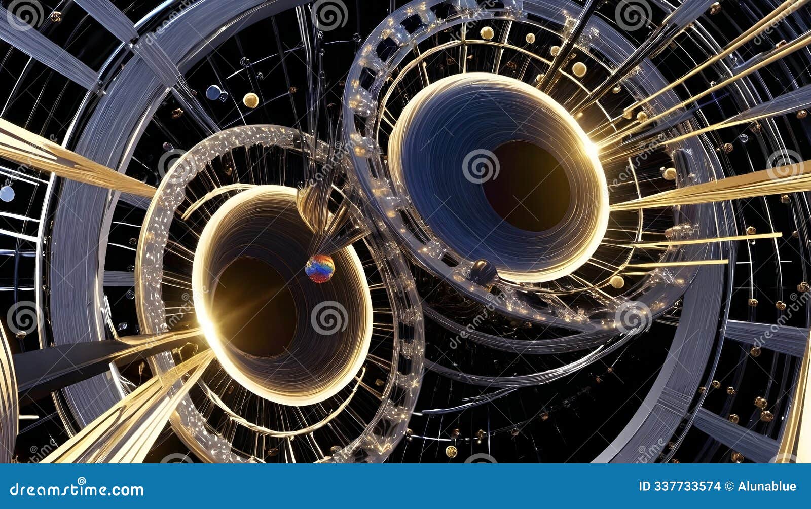 intergalactic ingenuity: abstract futurescape