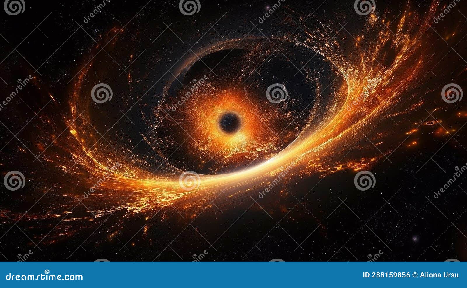 a cosmic wormhole leading to uncharted and distant realms of the universe