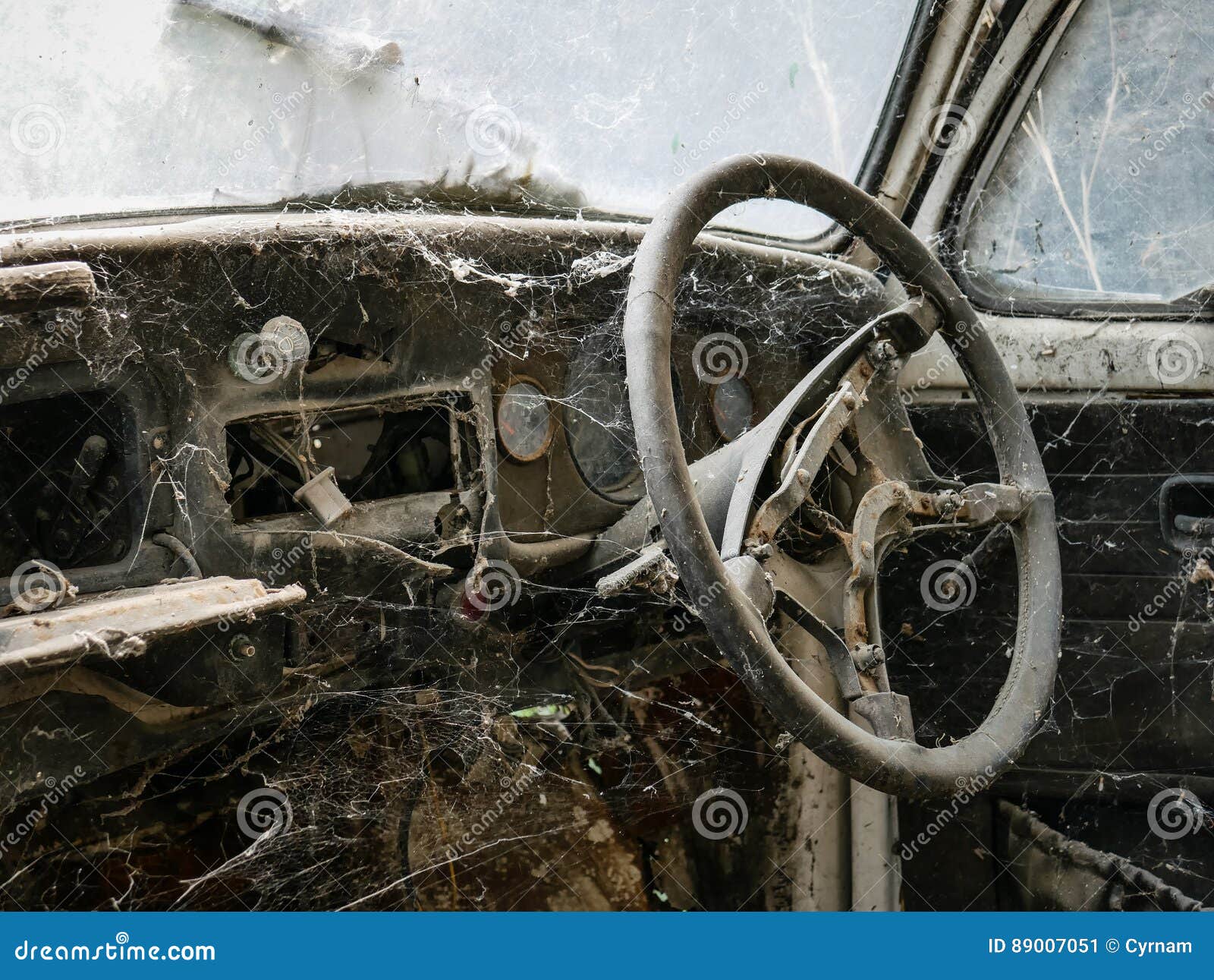Dismantled Auto Drome Cars Abandoned Amusement Stock Photo 1838184304