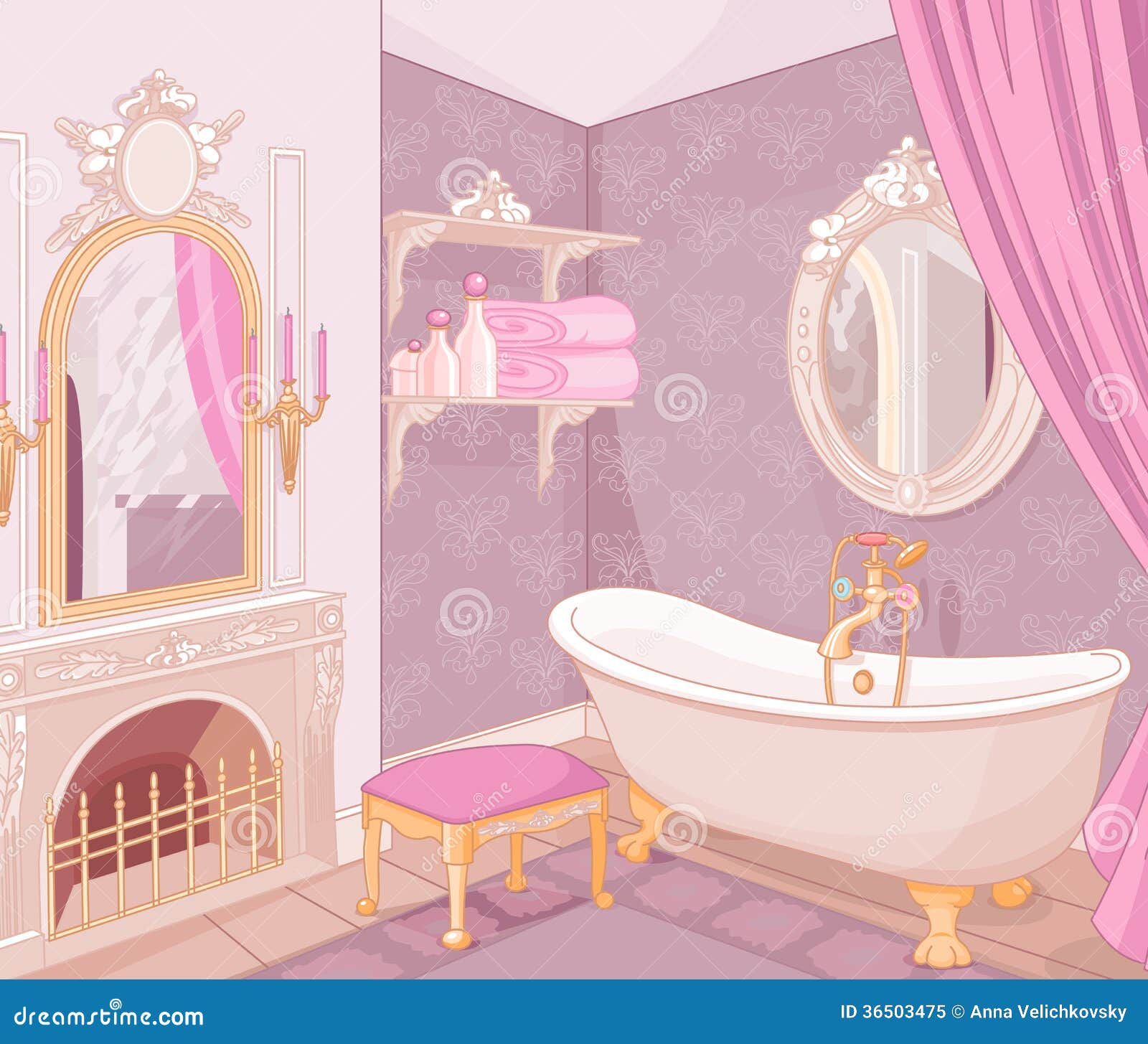 princess bedroom clipart - photo #4