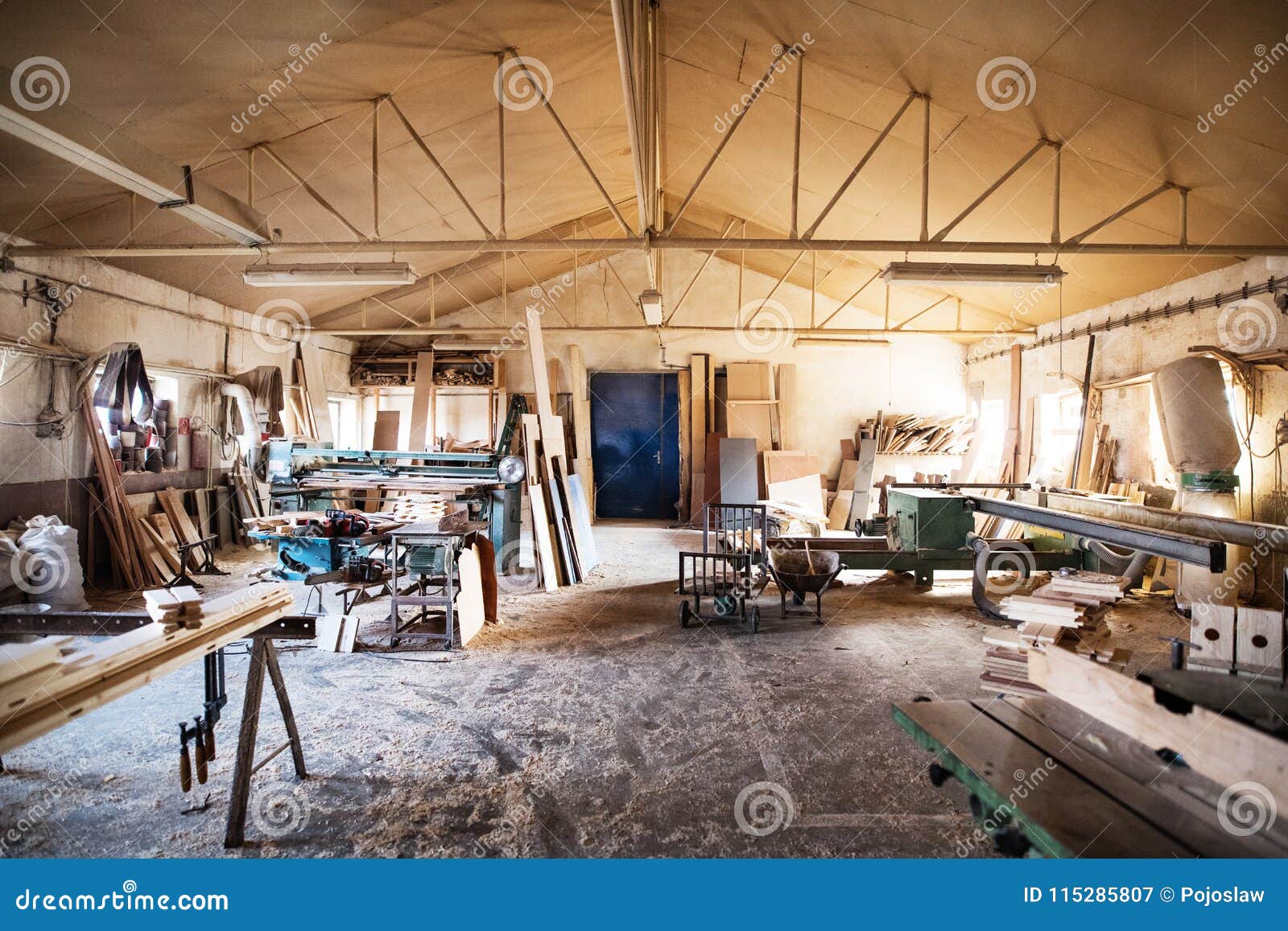 An Interior of Carpentry Stock Image Image of tools