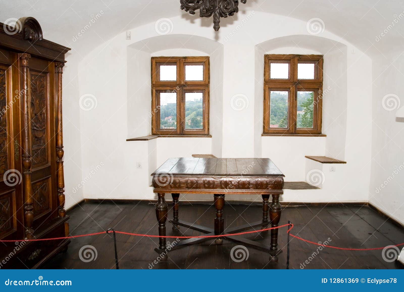 Interior of bran castle stock image. Image of historical 12861369