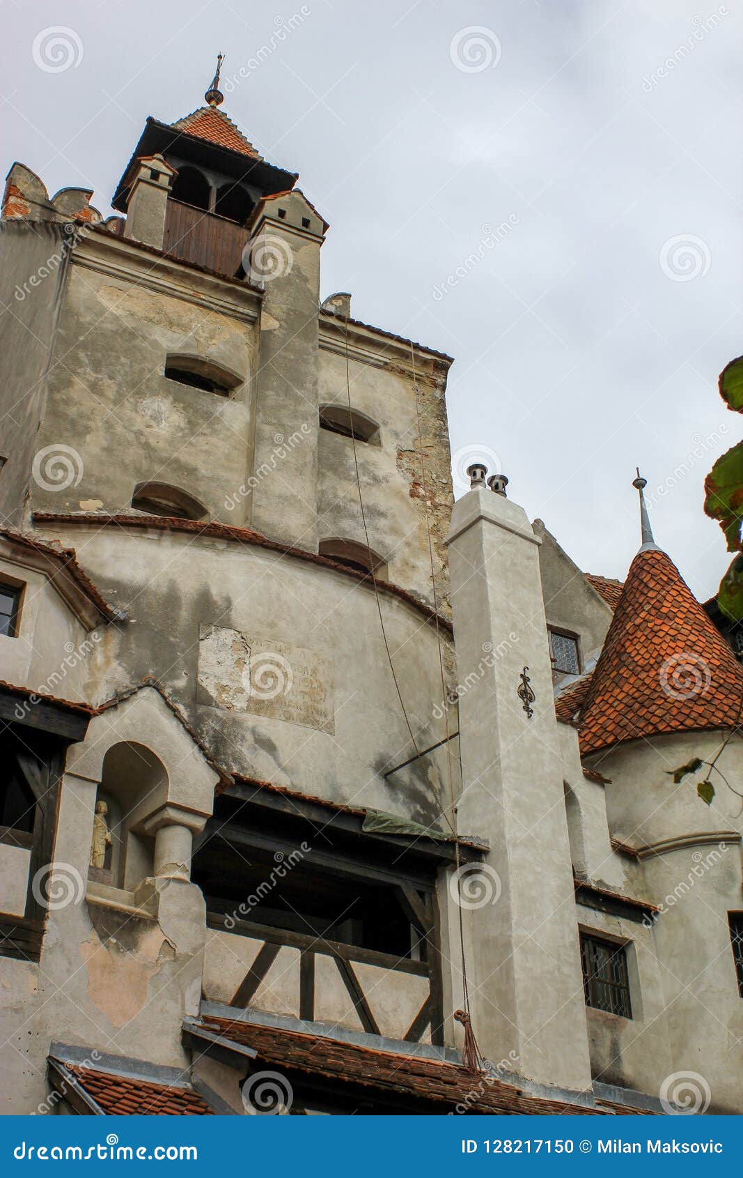 Interior Of Bran Castle In Transylvania Brasov Region Of