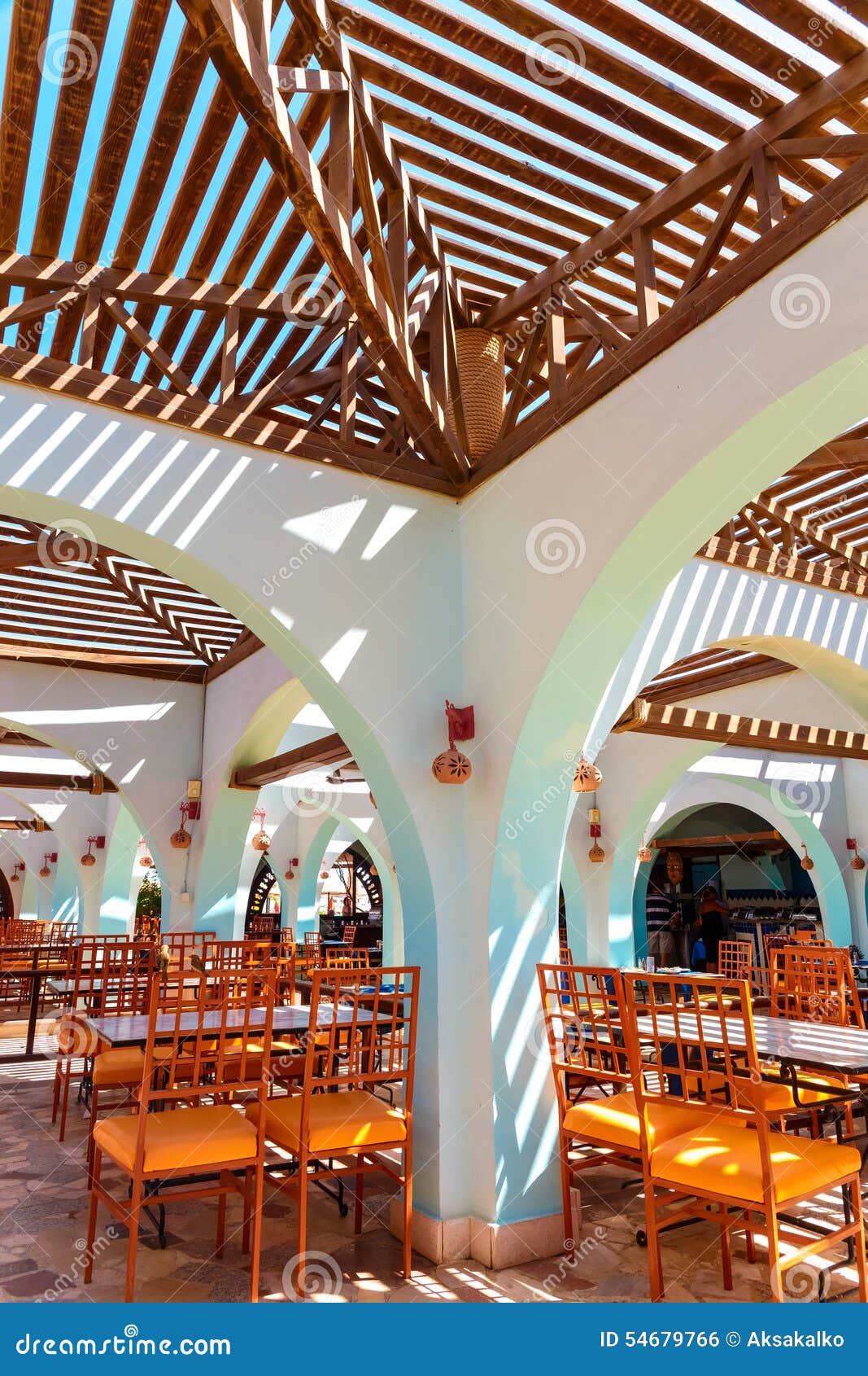 The Interior of the Cafe in Egypt. Stock Photo Image of culture