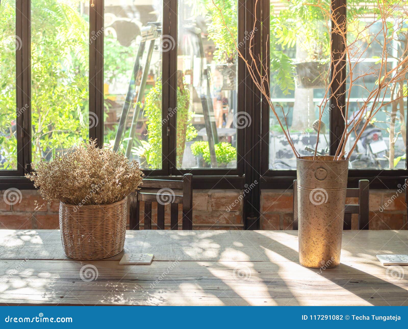 Interior Cafe Stock Photo Image Of Natural Coffee 117291082