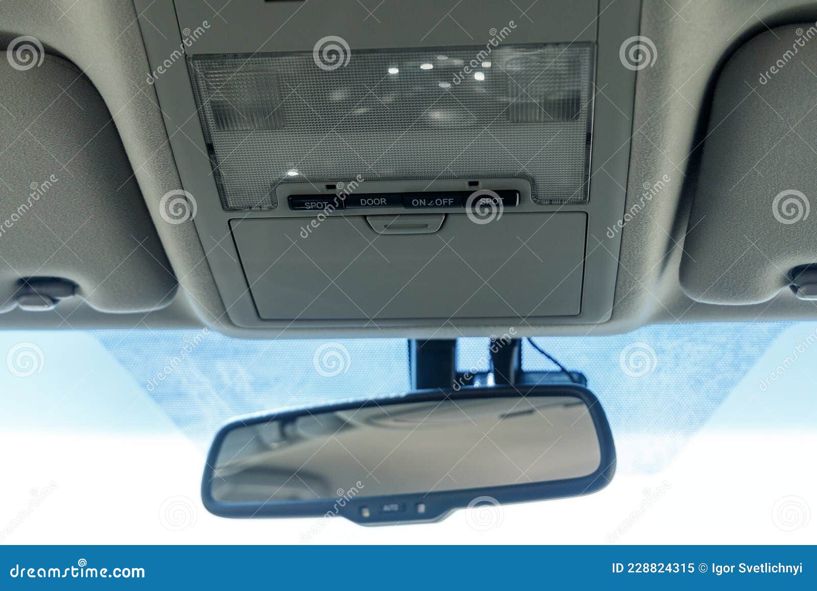 Convex Surface Blue Tint Wide Angle for use in Car ICBEAMER 10.6 Interior Clip On Panoramic Rearview Mirror SUV Truck 