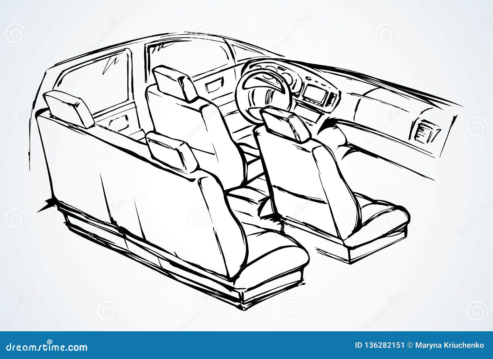 Car interior sketch by fairuz shafni at Coroflotcom
