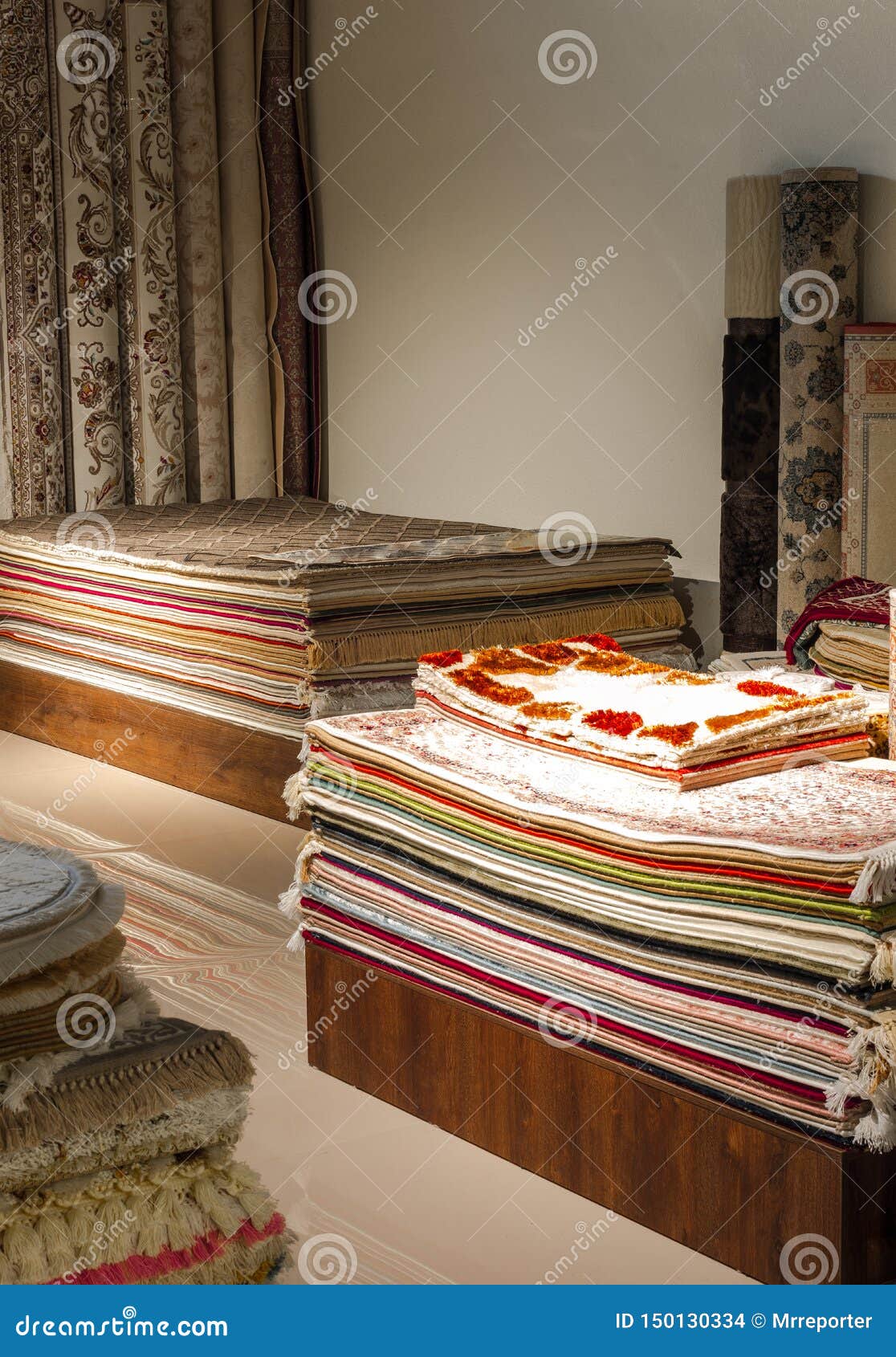 Carpet shop stock photo. Image of textile, decor, fabric 150130334