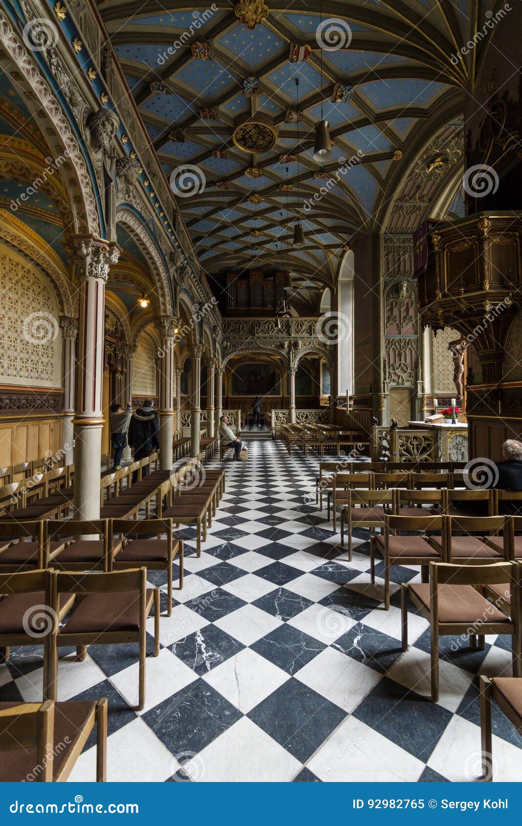 Interior Of Castle Church Of The Old Castle Editorial Image Image Of Inspiration City