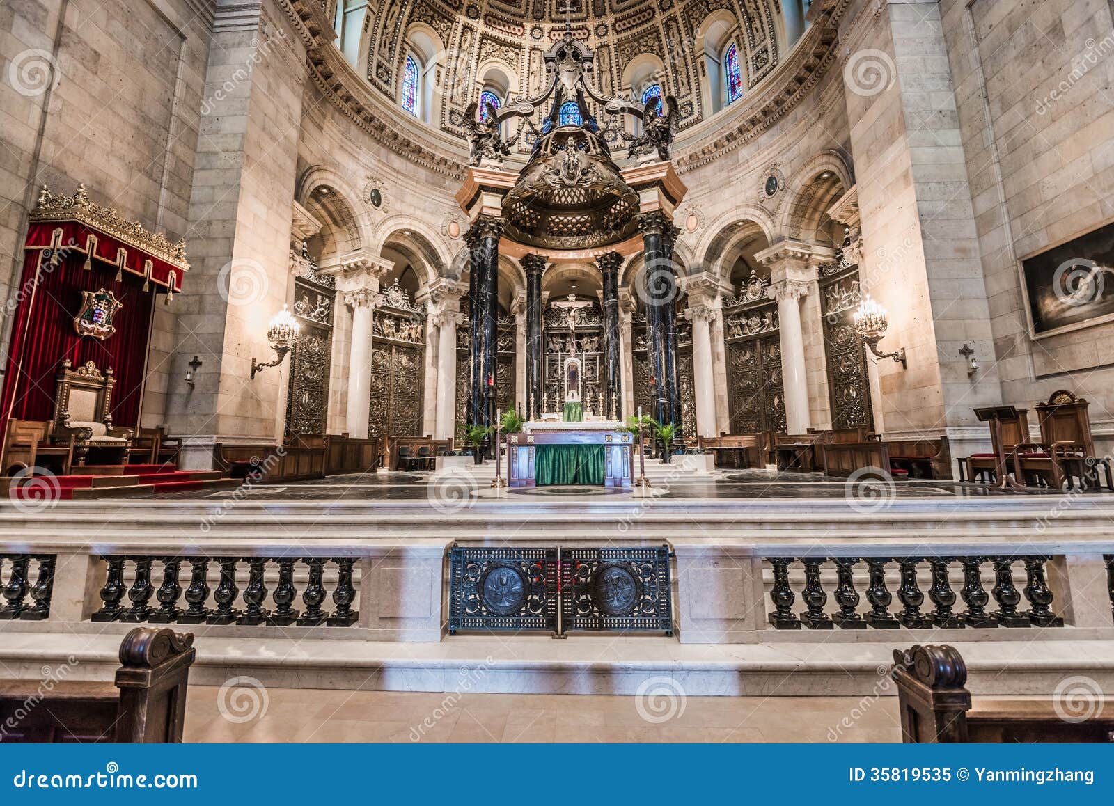 Interior of Cathedral of Saint Paul Editorial Image Image of hard