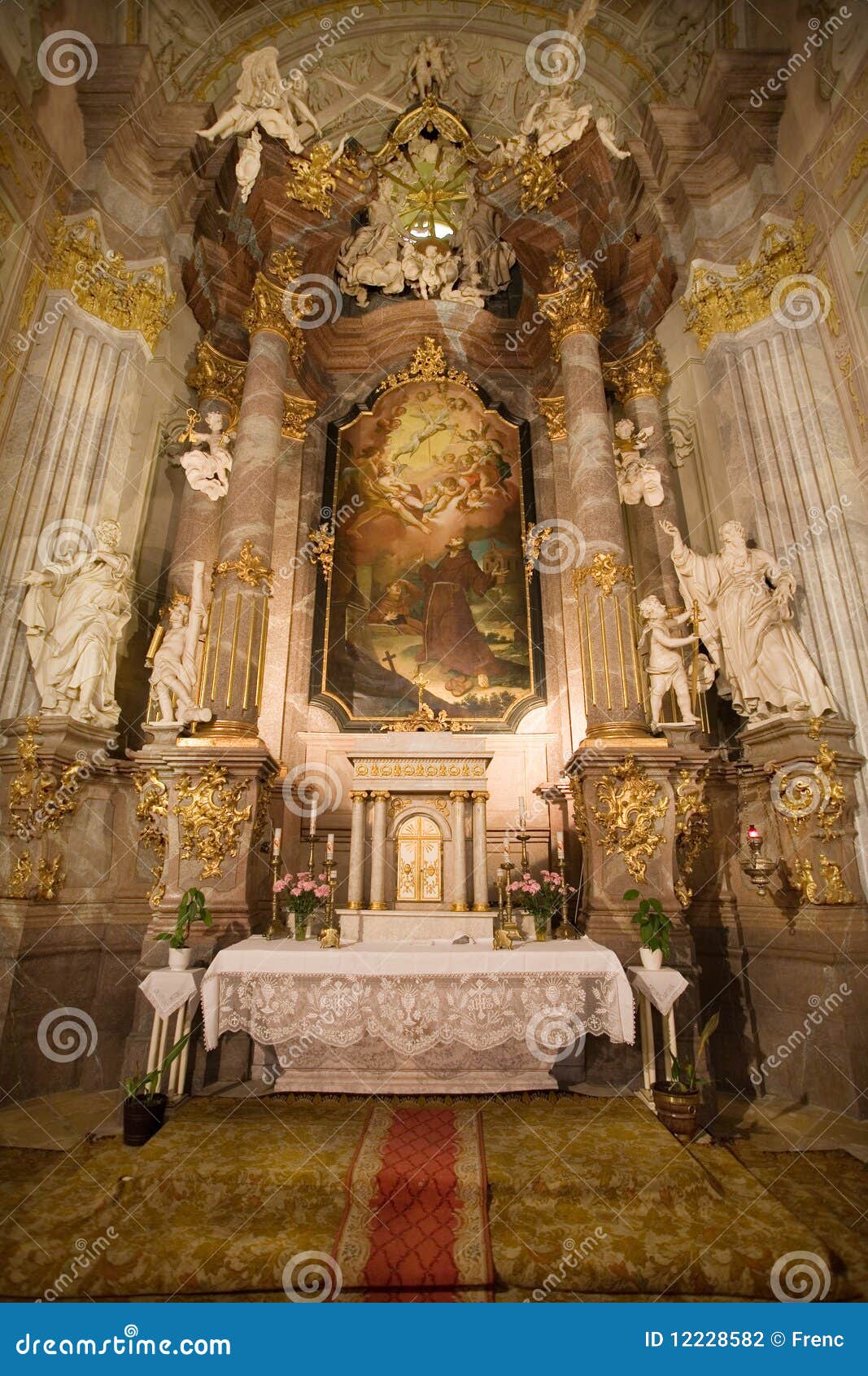 interior of a catholic church