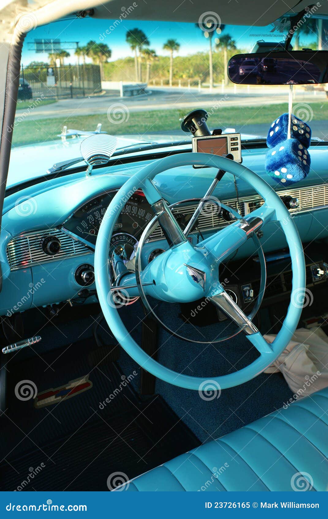 Interior Of Chevrolet 55 Bel Air Editorial Image Image Of