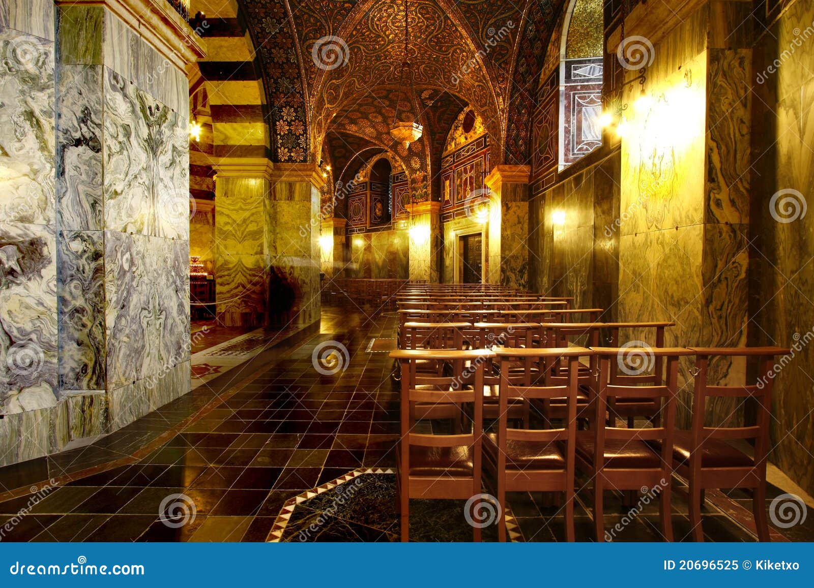 interior of church