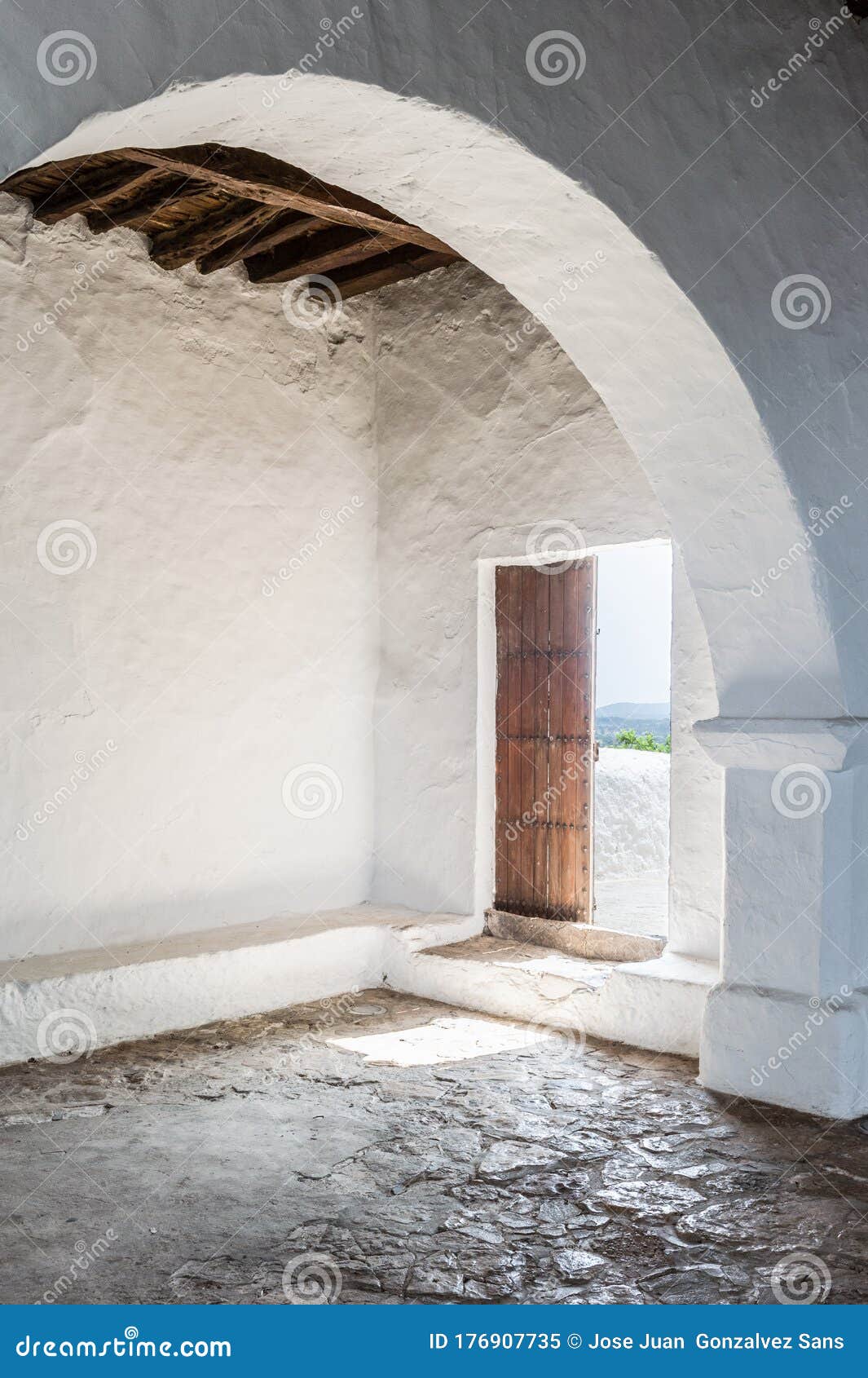 interior of the church of puig de misa