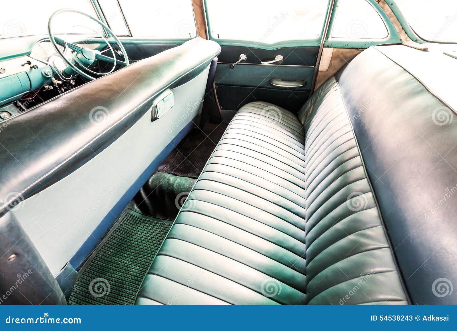 Interior of a Classic Vintage Old Car Stock Image Image of deserted