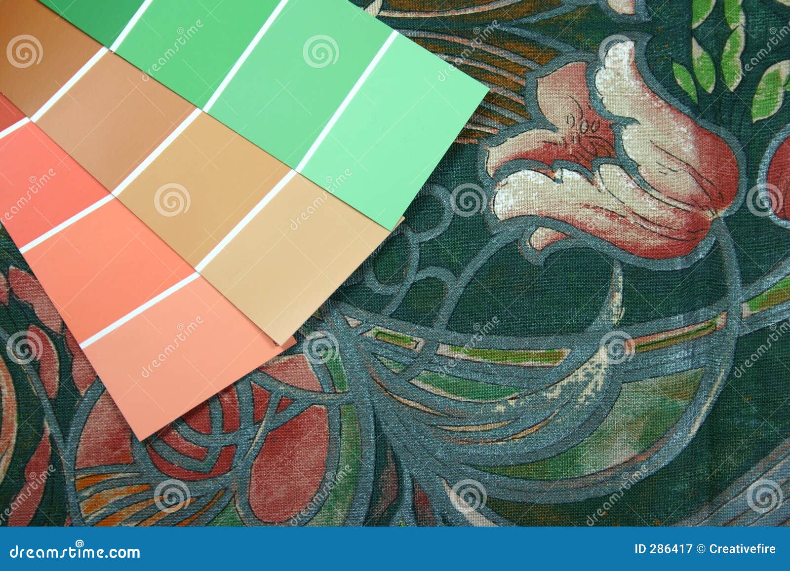 Interior Color Matching stock image. Image of drapes, material 286417