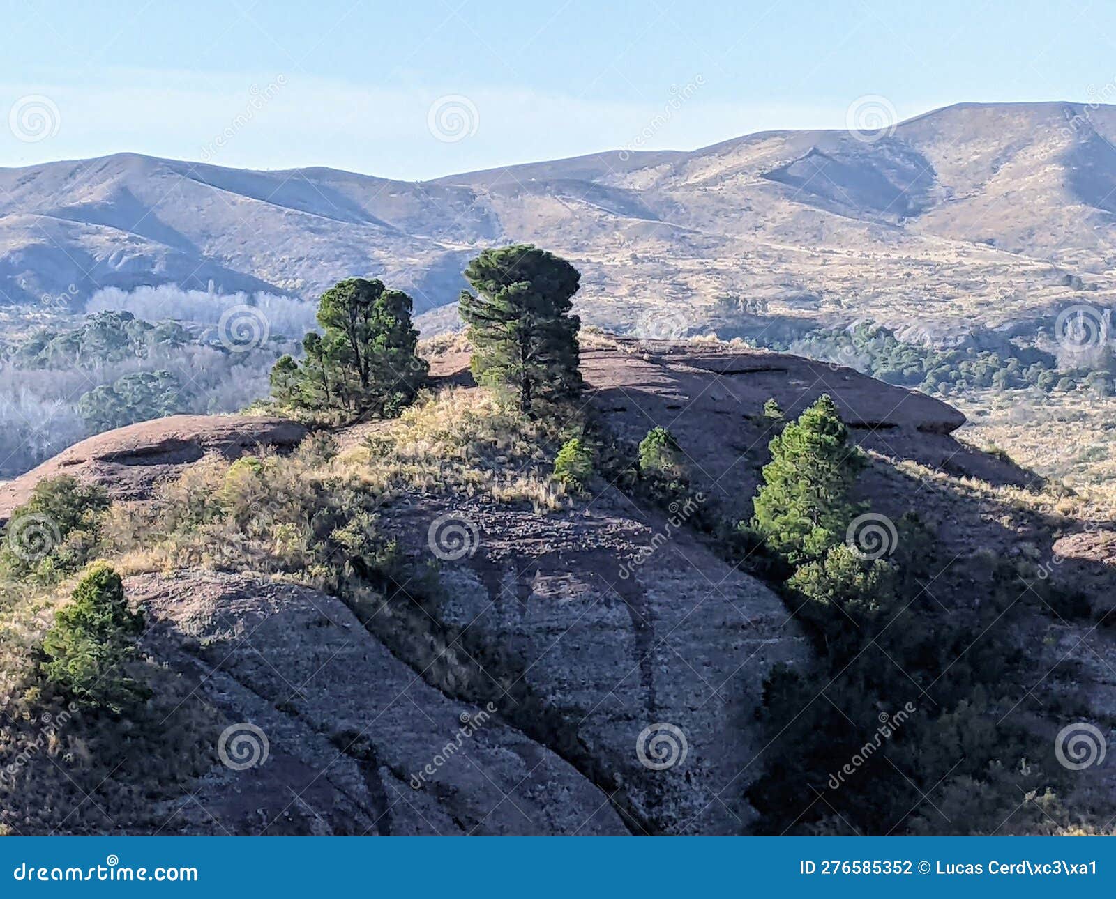 mountain landscapes of ongamira in the cordoba mountains, argentina
