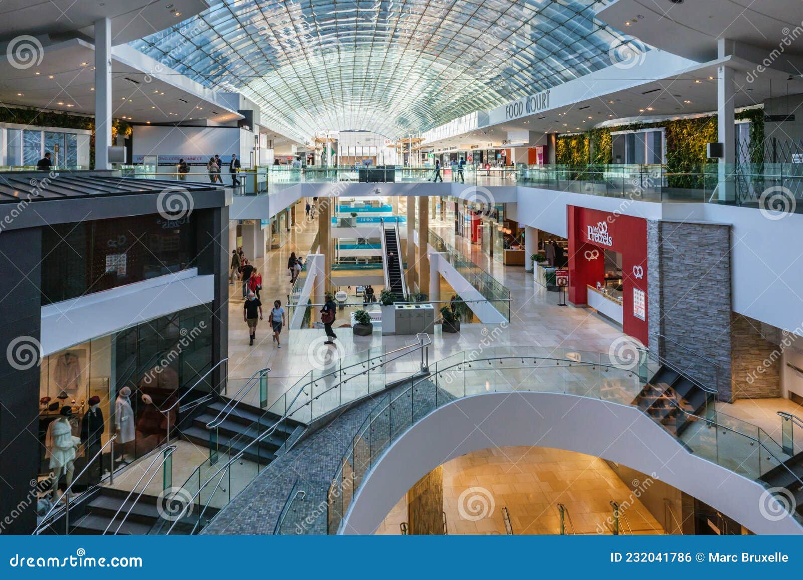 Interior of the Core Shopping Centre in Downtown Calgary Editorial Photo Image of calgary