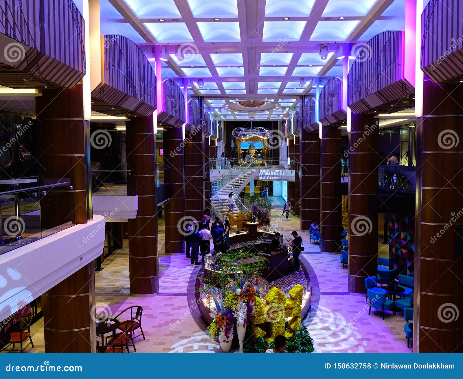 Interior Of The Cruise Ship Editorial Stock Photo Image Of