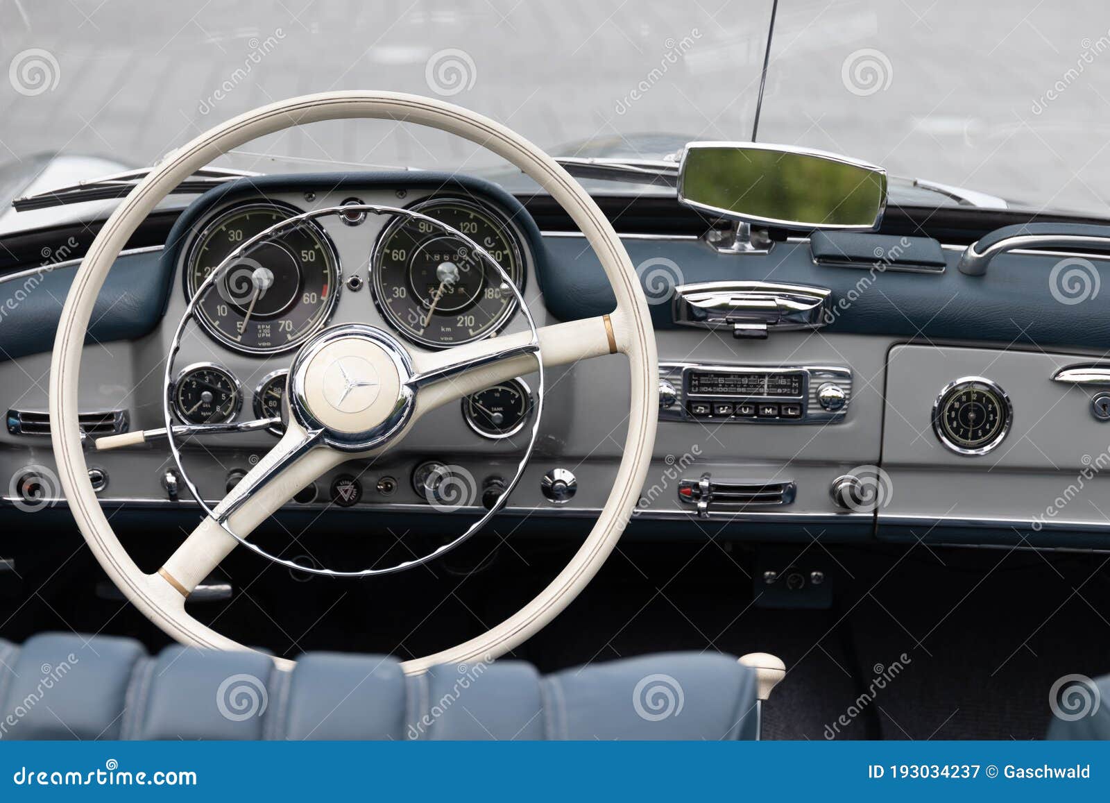 Interior And Dashboard Of A Mercedes Benz 190 Sl Cabrio German Oldtimer Car At The Cars Coffee Event At The Mercedes Benz Museum Editorial Photography Image Of Oldtimer Outdoor 193034237