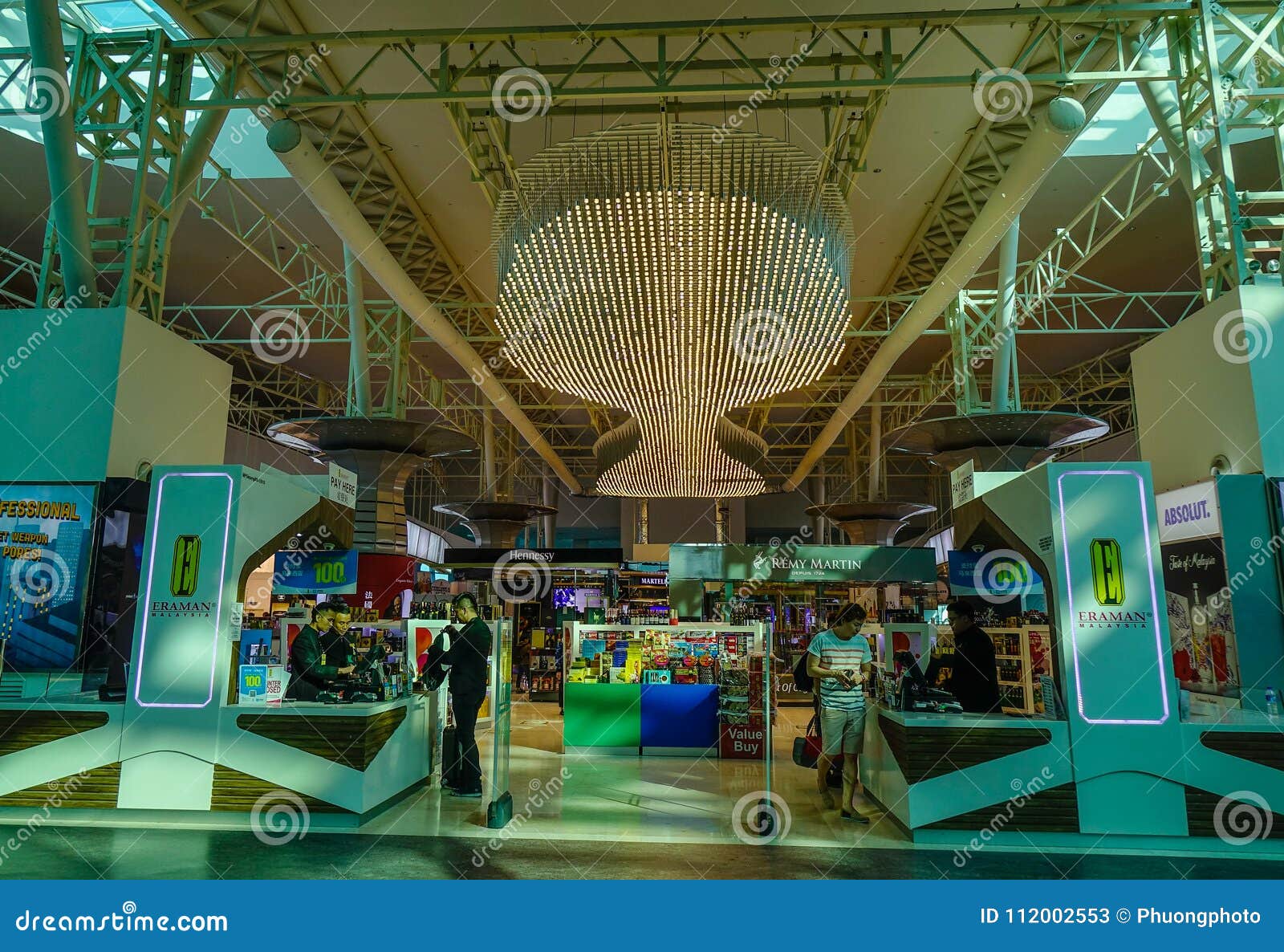 Interior De Kuala Lumpur Airport Foto de Stock Editorial Imagem de