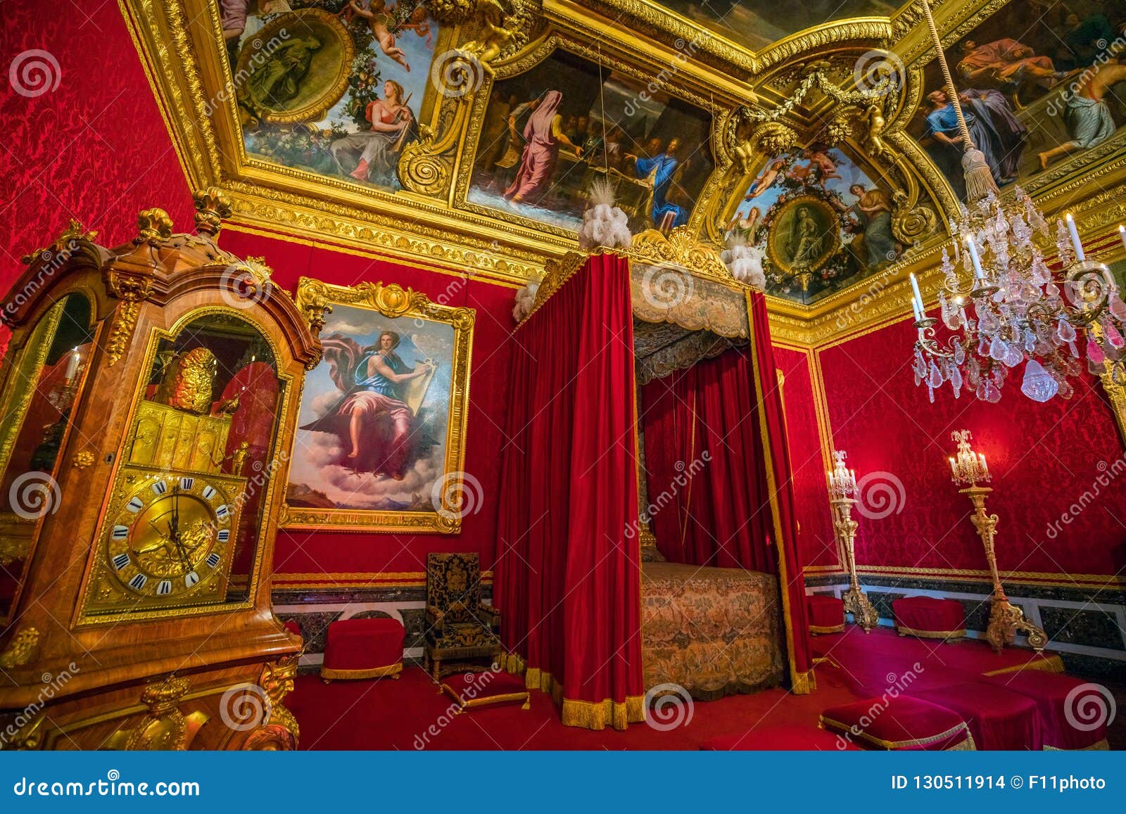 Interior Decoration Of Palace Of Versailles In France