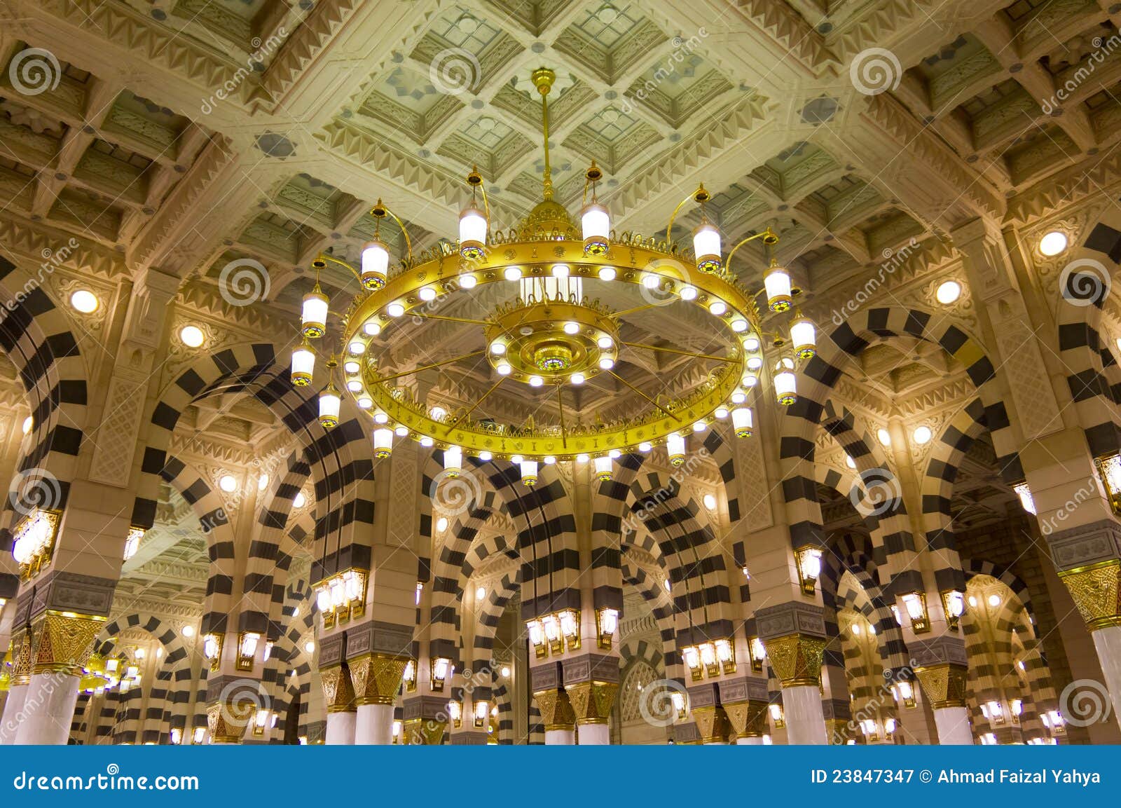  Interior  Del Al Nabawi De Masjid  mezquita En Medina 