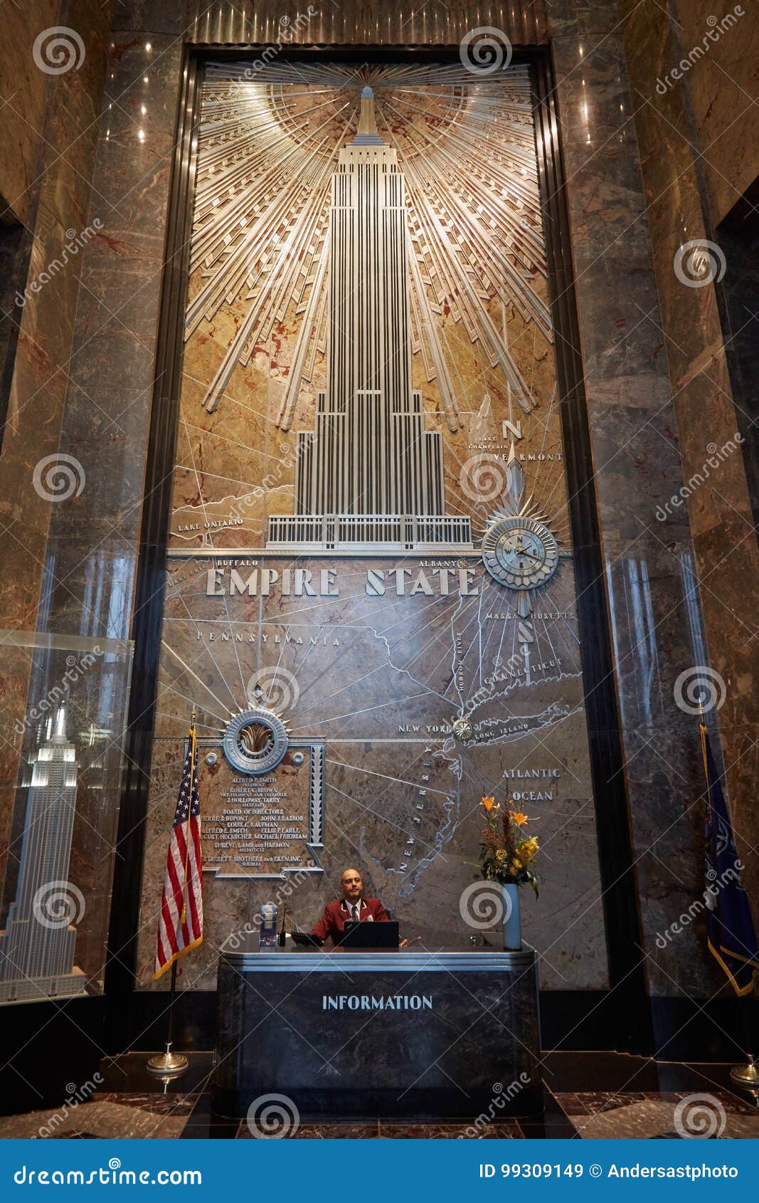 Aleación new york empire state building para casa oficina decoración del escritorio 