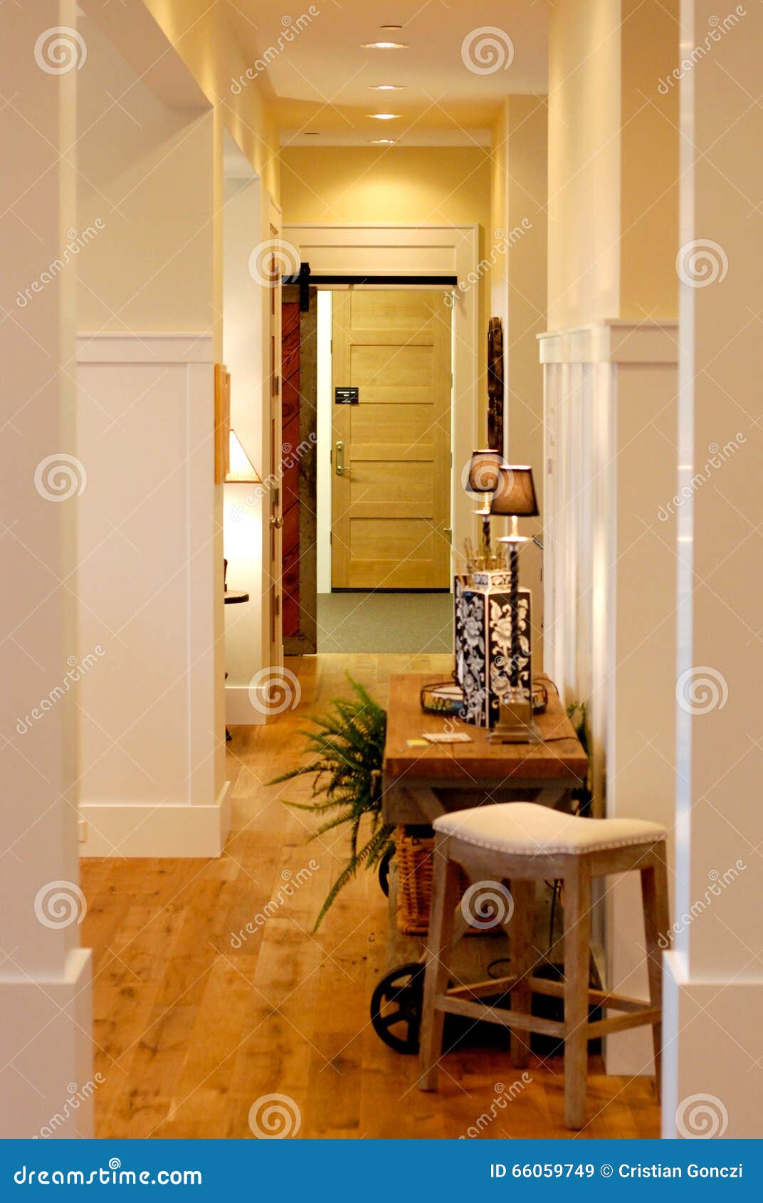 Interior Design Ideas for Hallways Stock Image - Image of hallways