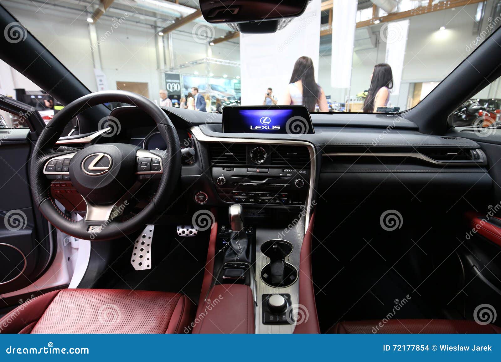 Interior Design Of Lexus Nx 300h Editorial Stock Image