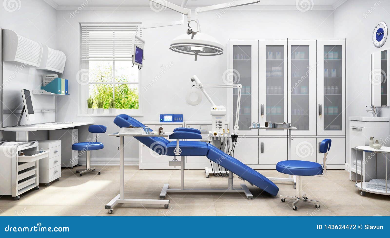 Modern Interior Design Of A Medical Clinic Stock