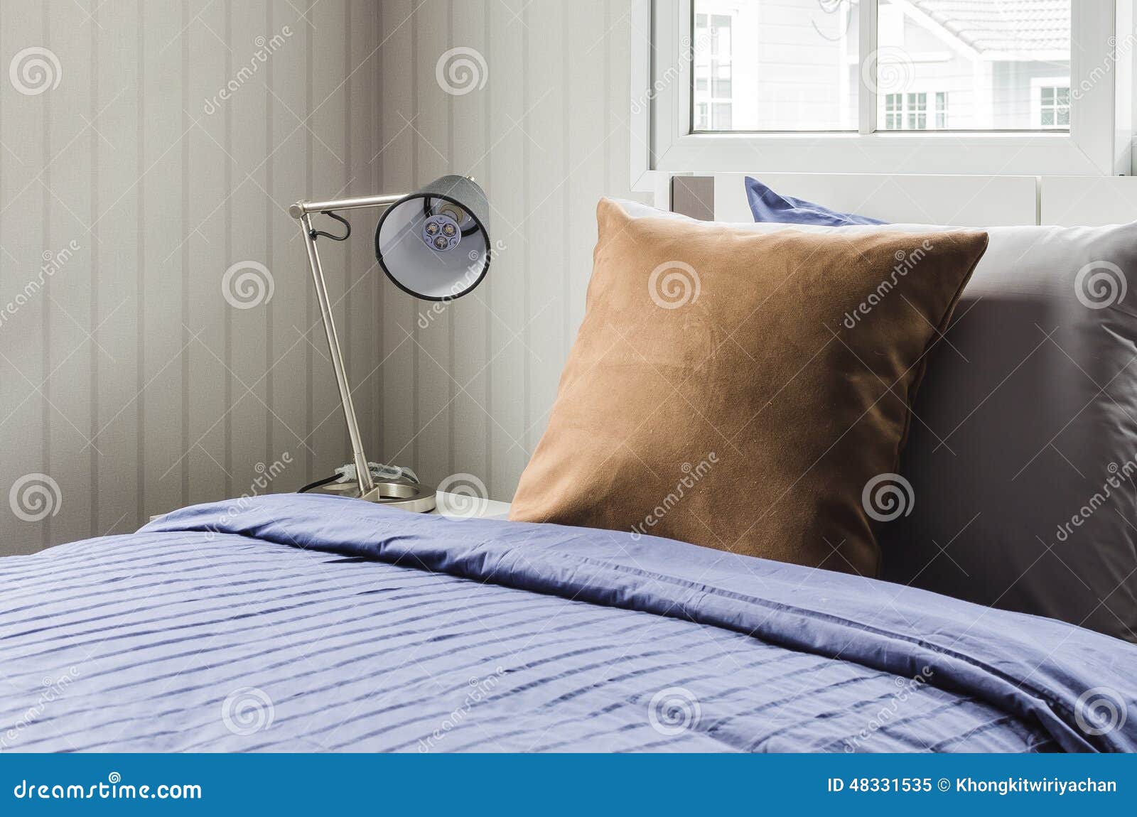 Interior Design Modern Single Bedroom Stock Image Image Of