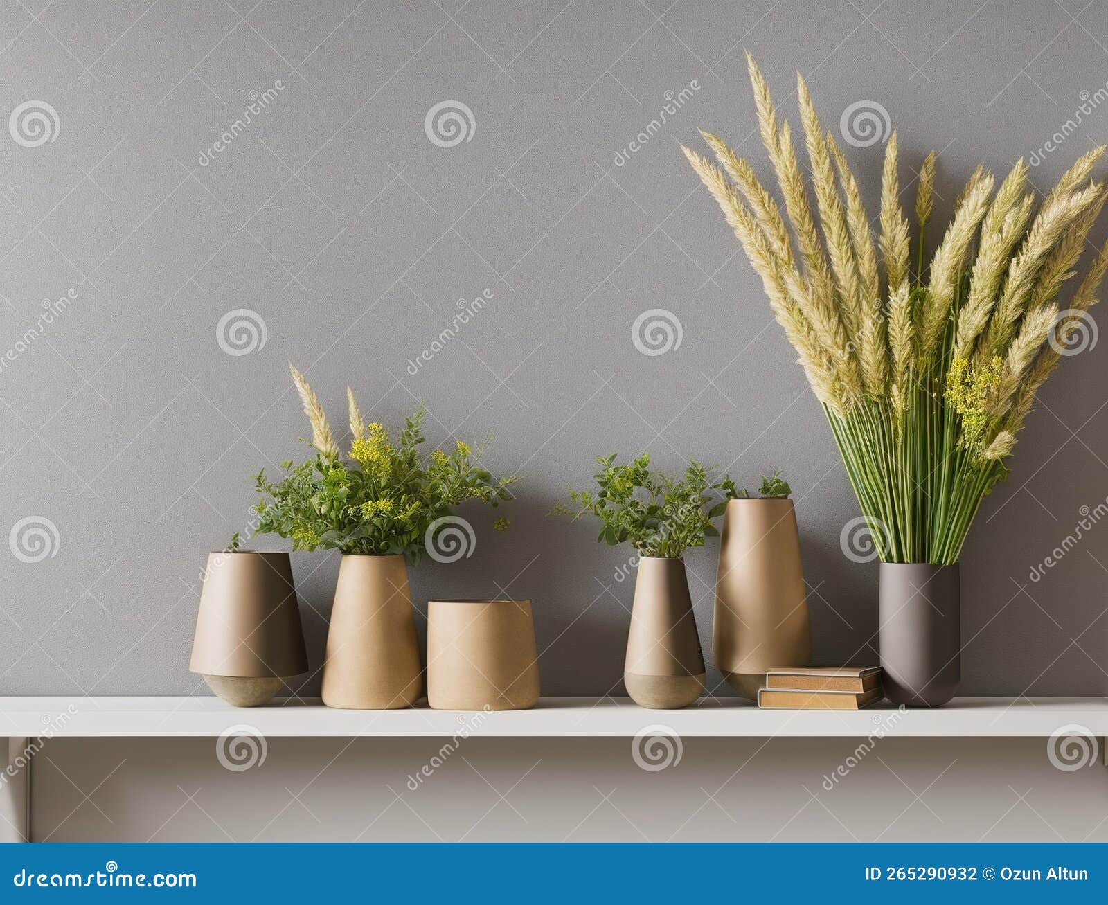 Interior design, vase stock illustration. Illustration of house 265290932
