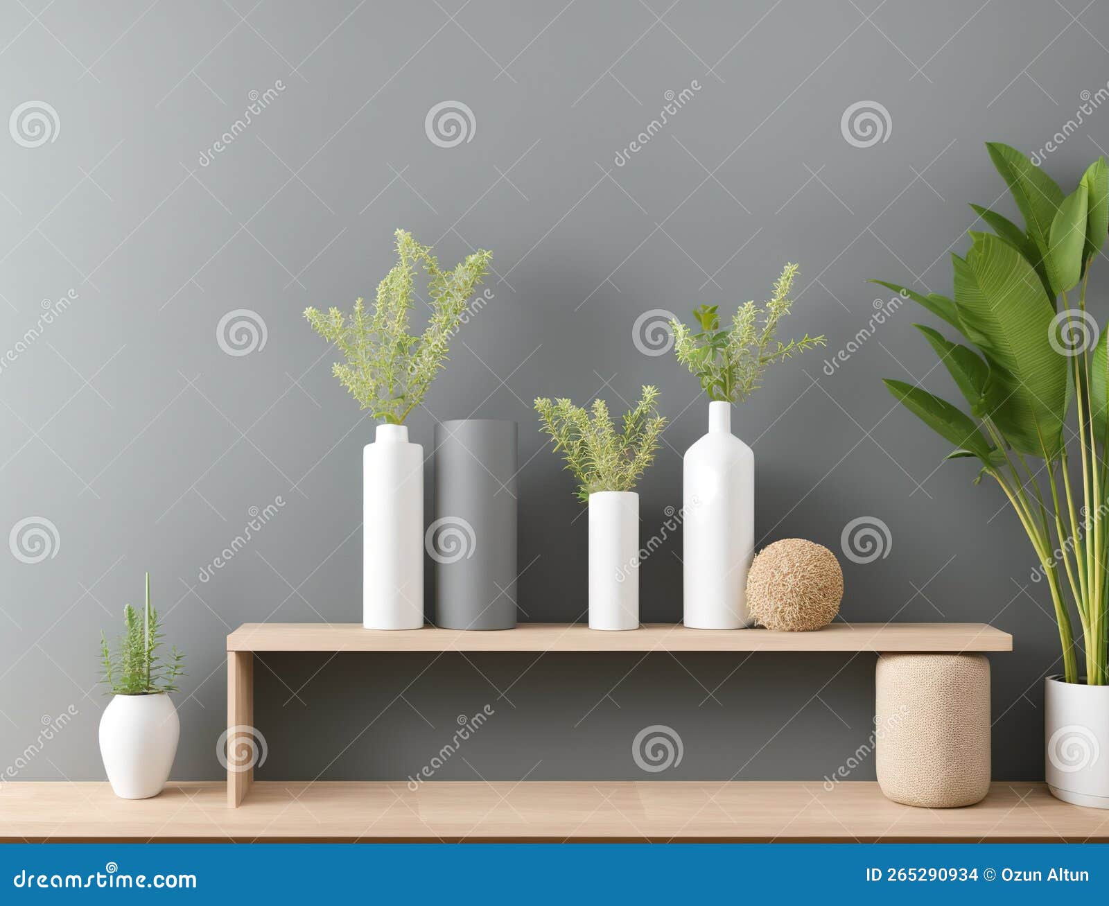 Interior design, vase stock illustration. Illustration of garden