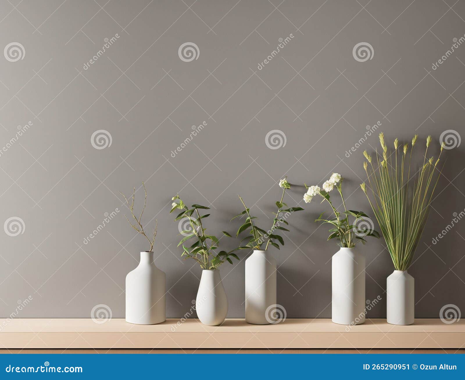 Interior design, vase stock image. Image of wooden, plant 265290951