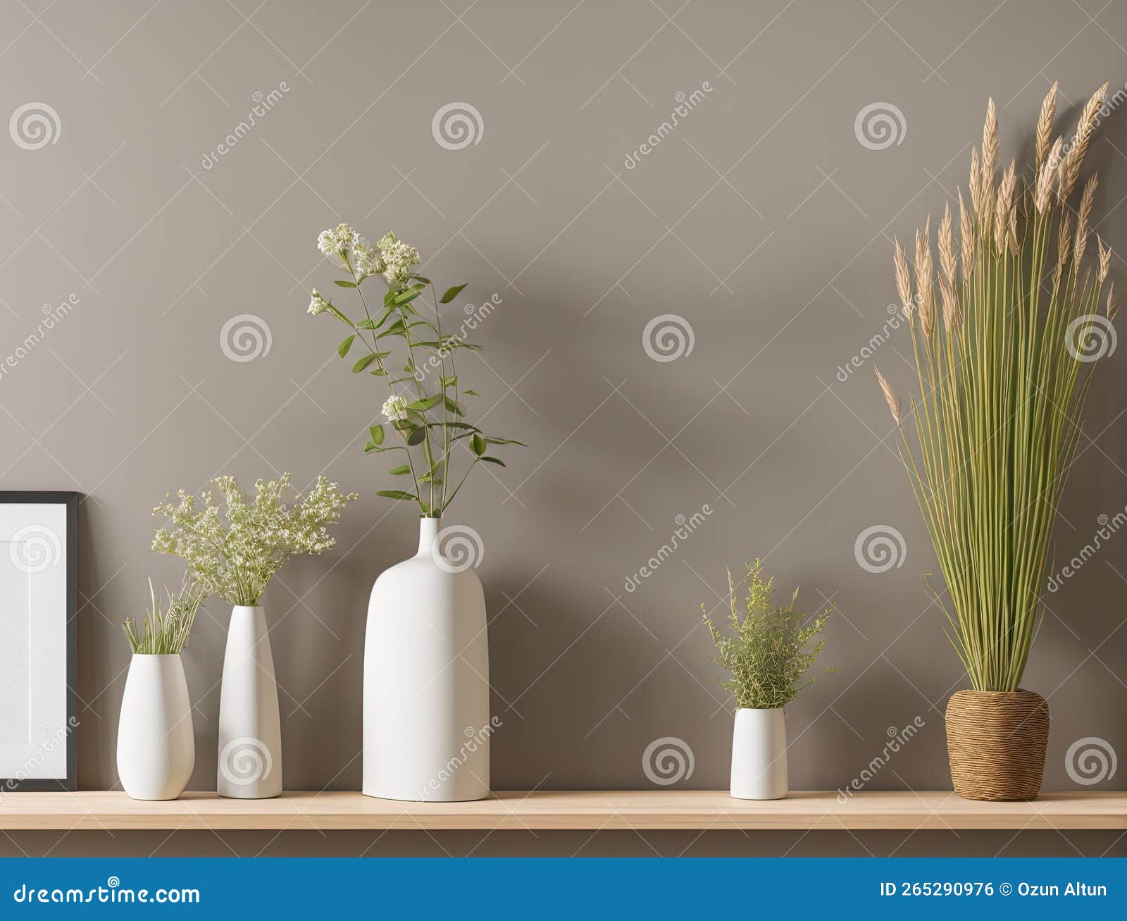 Interior design, vase stock illustration. Illustration of design