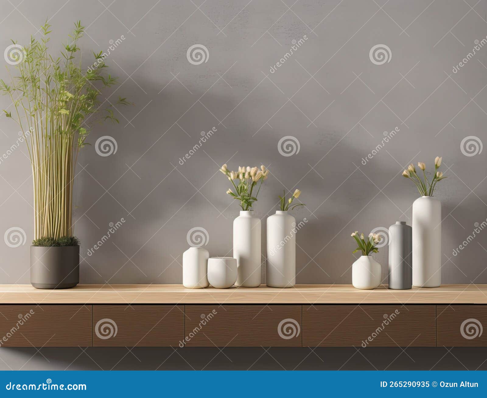 Interior design, vase stock illustration. Illustration of design