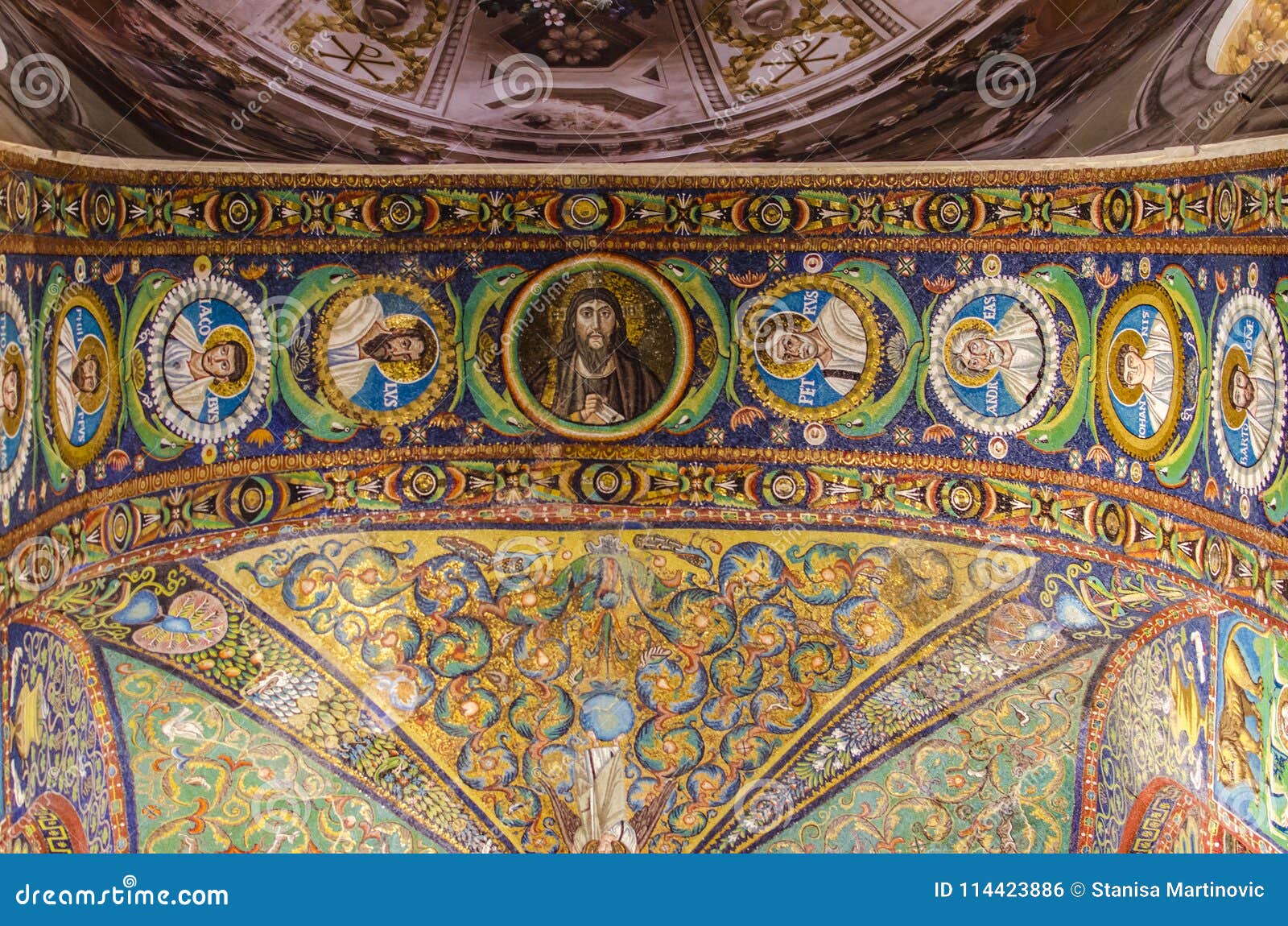 Basilica Of San Vitale In Ravenna Italy Stock Photo Image